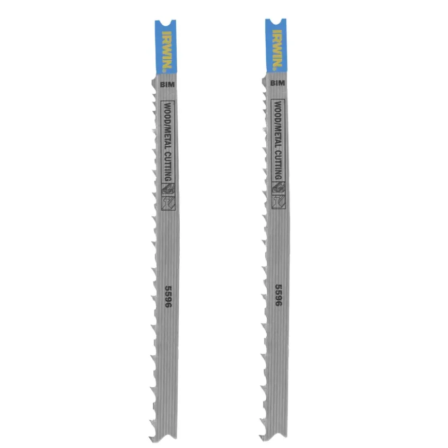 Irwin Pro decoupeerzaagbladbi-metaal U-aansluiting voor hout en metaal - 2 stuks
