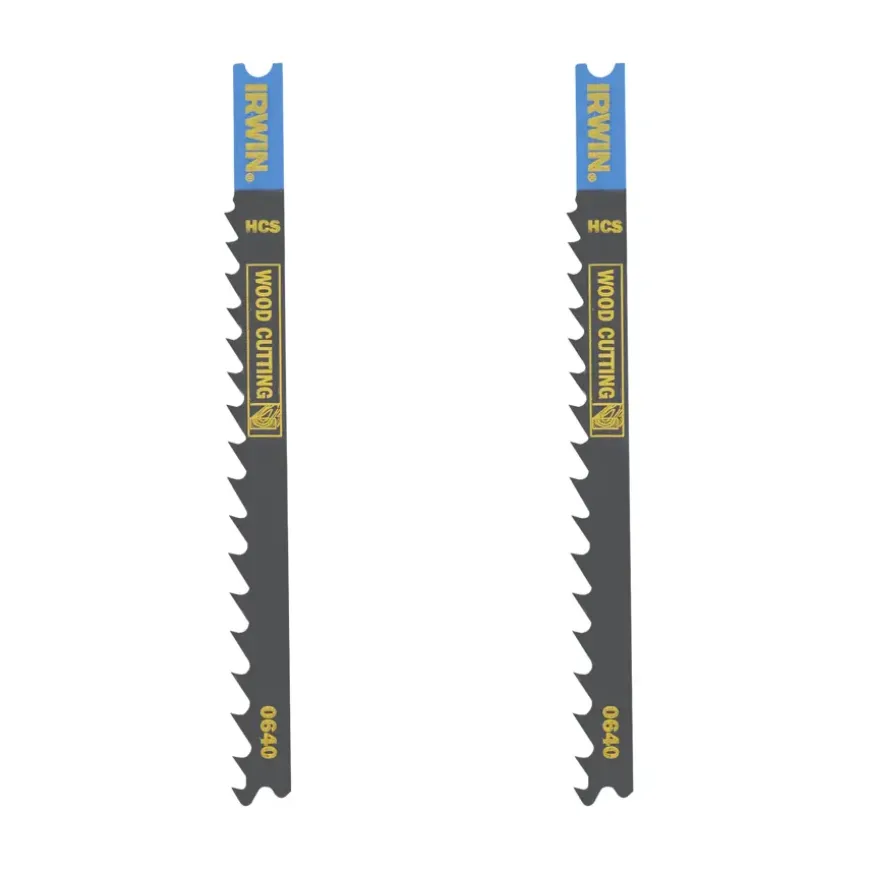 Irwin Pro decoupeerzaagblad grof U-aansluiting voor hout - 2 stuks