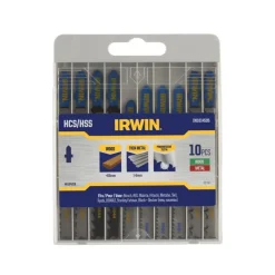 Irwin Pro decoupeerzaagbladenset T-aansluiting voor hout / metaal - 10-delig