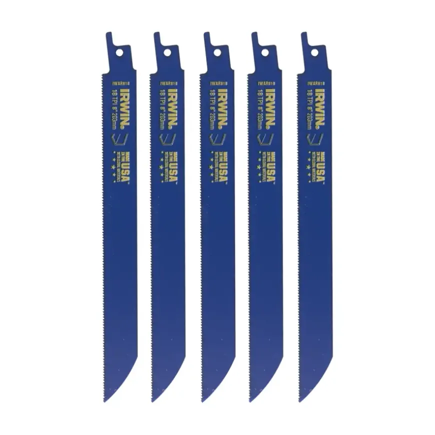 Irwin reciprozaagblad 18T voor metaal - 5 stuks - 200 mm
