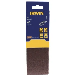 Irwin schuurband 60 x 400 mm K60 voor Bosch PBS60, 3 stuks
