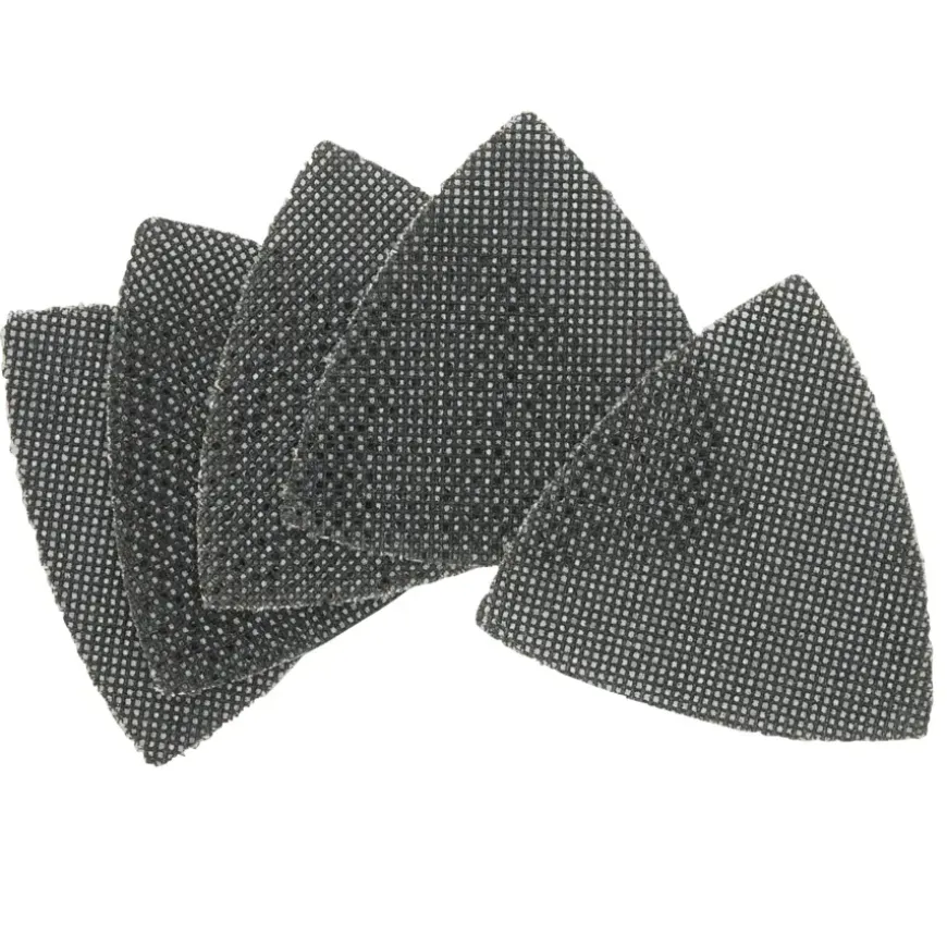 Irwin schuurgaas driekhoek 95 x 95 mm zelfhechtend K120, 5 stuks