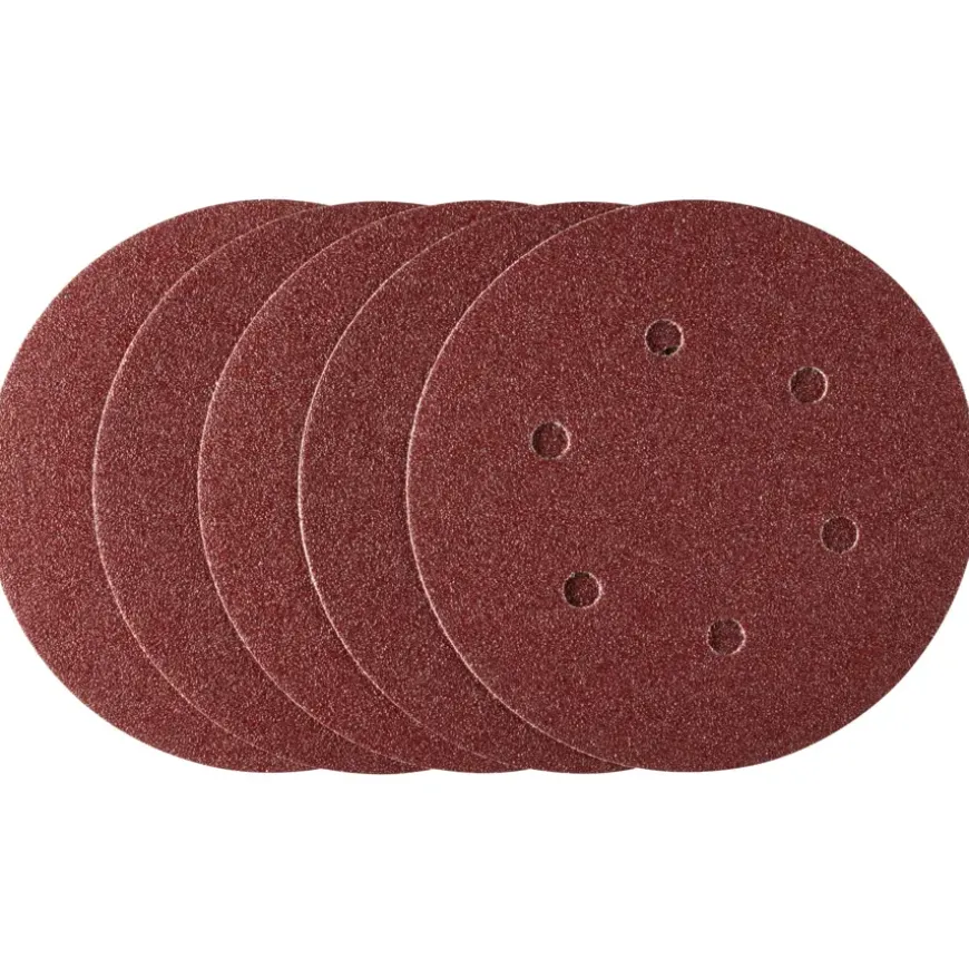 Irwin schuurschijf rond Ø150 mm zelfhechtend K80, 5 stuks