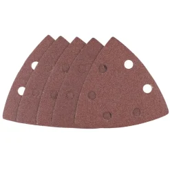 Irwin schuurvel driekhoek 95 x 95 mm zelfhechtend K80, 5 stuks