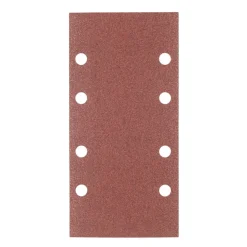 Irwin schuurvel 190 x 93 mm K80/K120/K240 zelfhechtend, met perforatie voor Bosch, Skil, Gamma, Makita, Metabo, 5 stuks.