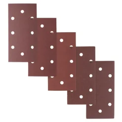 Irwin schuurvel 190 x 93 mm K80/K120/K240 zelfhechtend, met perforatie voor B+D, 5 stuks.