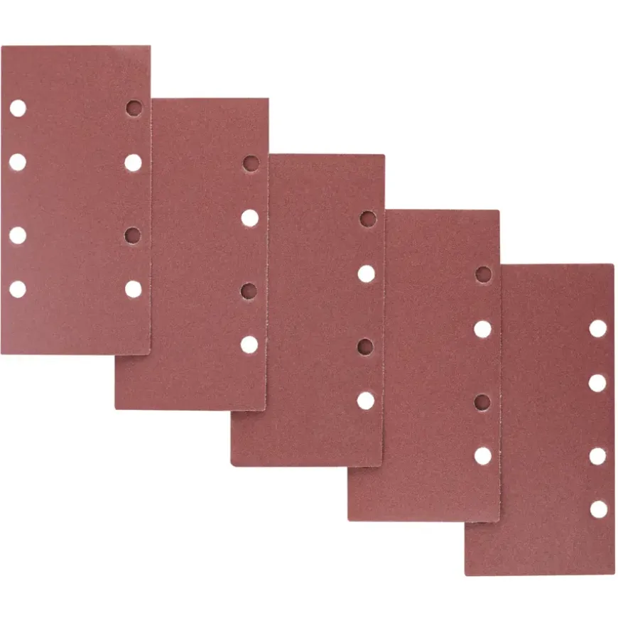Irwin schuurvel 190 x 93 mm K120 zelfhechtend, met perforatie voor Bosch, Skil, Gamma, Makita, Metabo, 5 stuks.