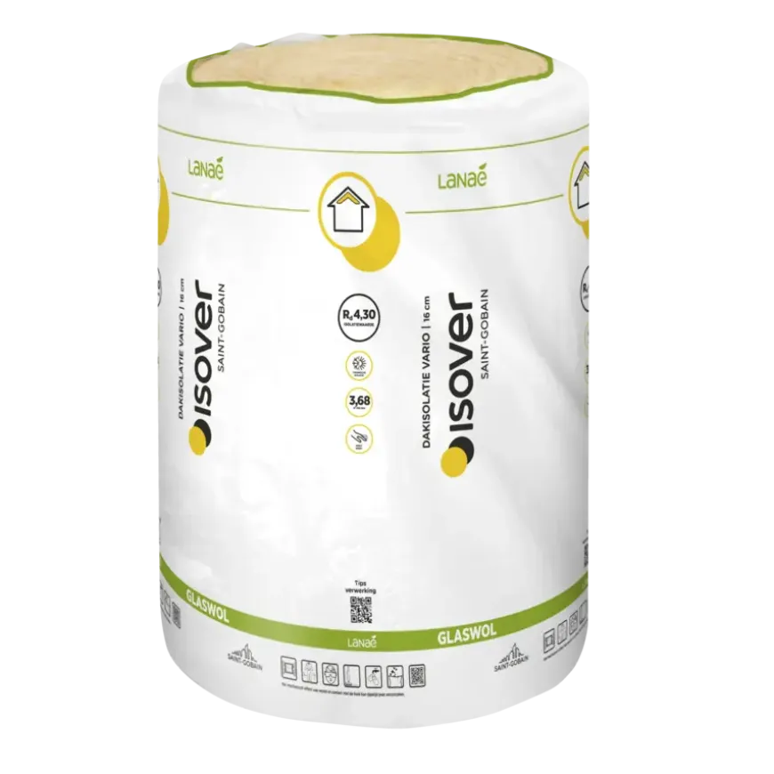 Isover glaswol isolatierol Vario 16 cm 3,69 m² Rd 4,3