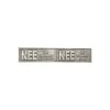 Geen Ja/Nee Sticker Tin kleur