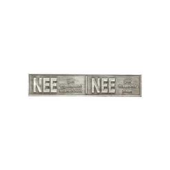 Geen Ja/Nee Sticker Tin kleur