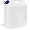 Jerrycan kunststof 20L transparant met kraan