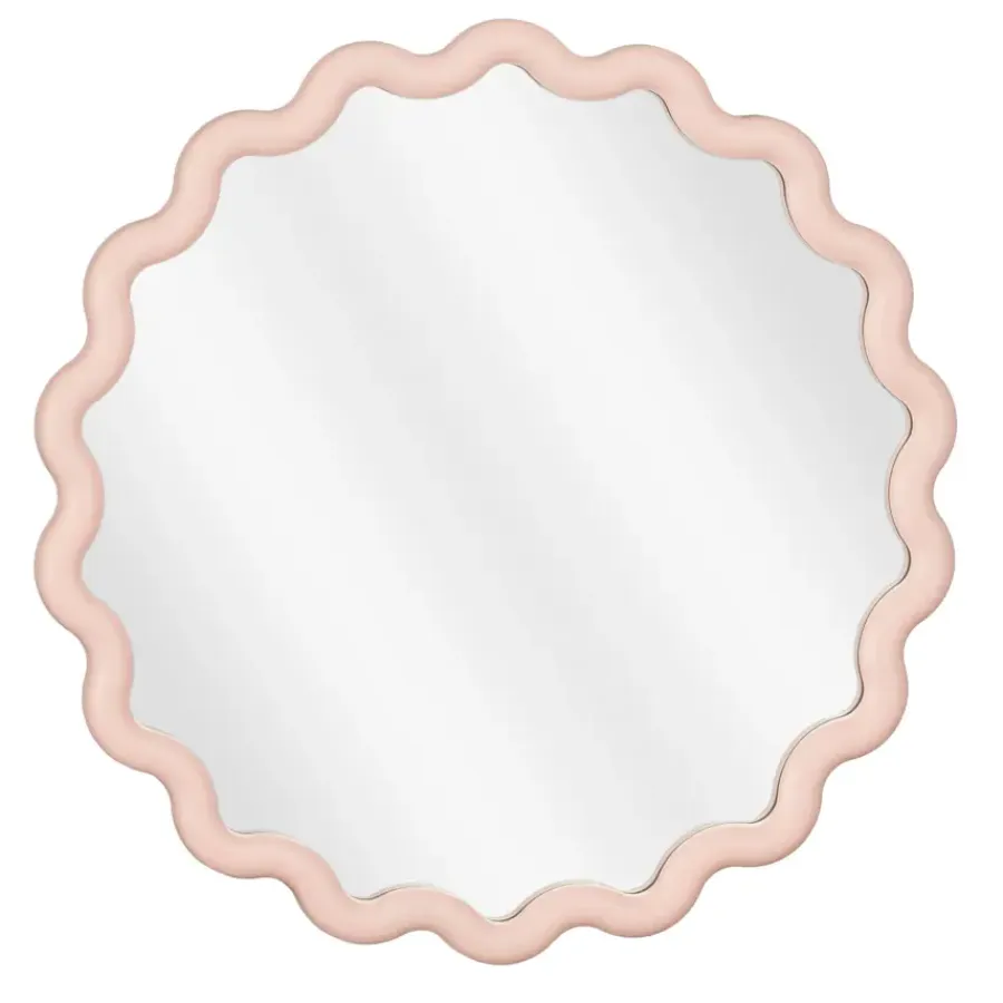 Geen Jude spiegel l.roze - h2xd49,5cm