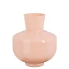 Geen Judy vaas recycled glas roze - h29,5xd25cm