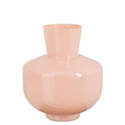 Geen Judy vaas recycled glas roze - h29,5xd25cm