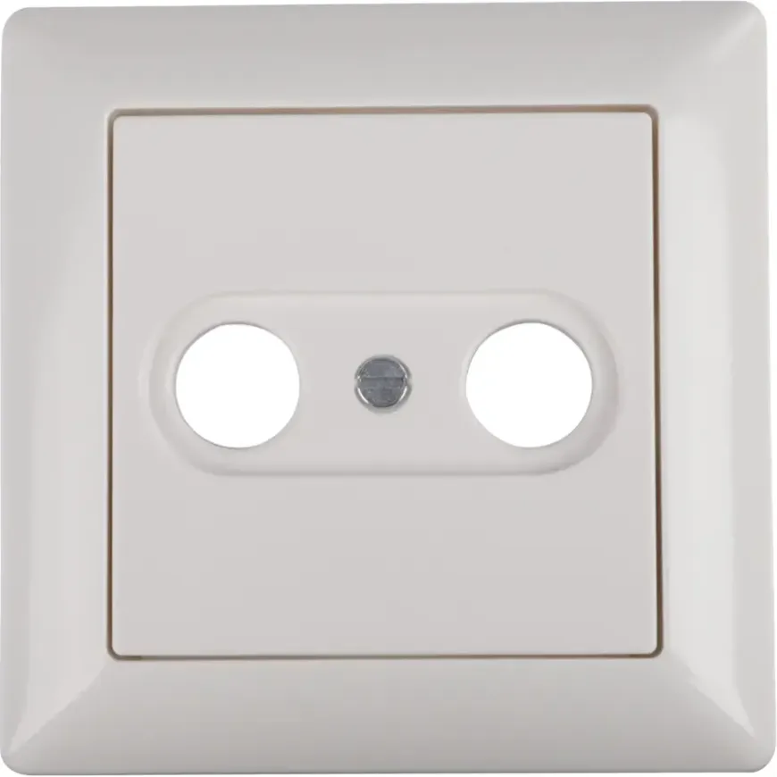 Jung AS500 Centraalplaat Radio/TV Wit