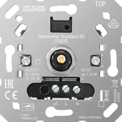 JUNG inbouwdimmer led/spaar 3-60 watt