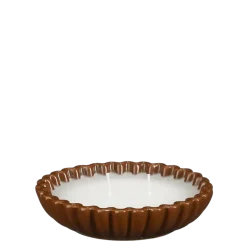 Geen Kaars bruin - h3,5xd14,5cm
