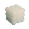 Geen Kaars bubbel wit 9 cm