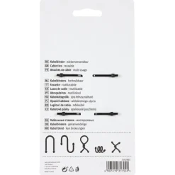 Kabelbinder fix-o-tie 2 kleuren 31cm lang 2 stuks