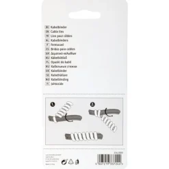 Kabelbinder spiraal 2 kleuren 100mm - 2 stuks