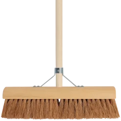 Talen Tools Kamerveger bezem kokos 40 cm met steel 150 cm