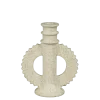 Geen Kandelaar beige - l12,5xb6,5xh15,5cm