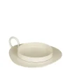 Geen Kandelaar grijs - l15xb13,5xh3cm