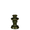 Geen Kandelaar groen - h14,5xd9cm