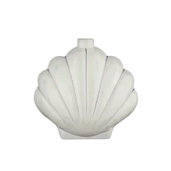 Geen Kandelaar schelp blauw