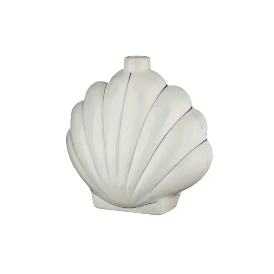Geen Kandelaar schelp blauw