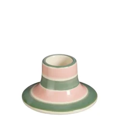 Geen Kandelaar streep roze - h4xd7cm