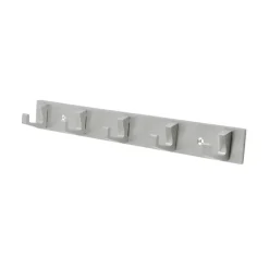 Geen Kapstok 5 haken Kristel aluminium 360 mm