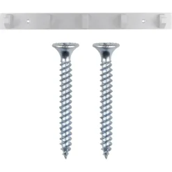 Geen Kapstok 5 haken Kristel aluminium 360 mm