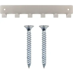 Geen Kapstok 6 haken Petra RVS look zamak 240 mm