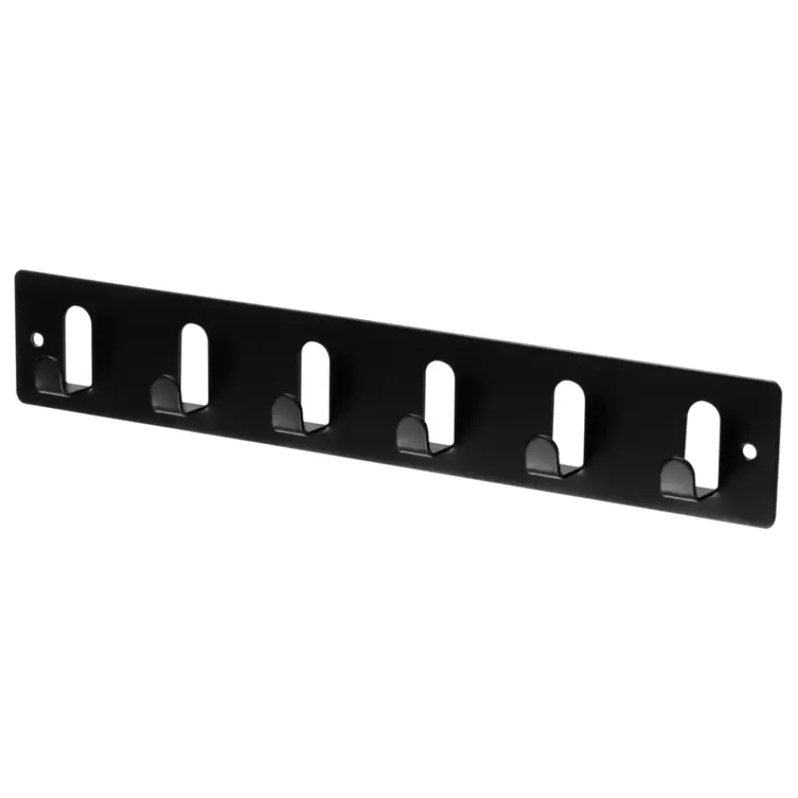 Geen Kapstok 6 haken Rens zwart ijzer 300 mm