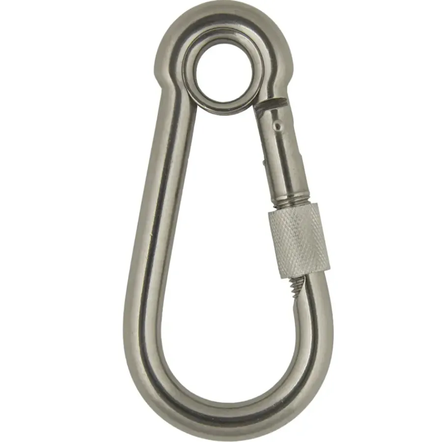 KPE Holland Karabijnhaak dicht oog met schroefborging 8x80mm
