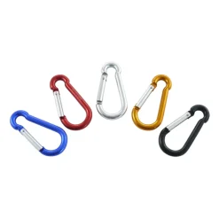 KPE Holland Karabijnhaak open oog 6x60mm aluminium met ring