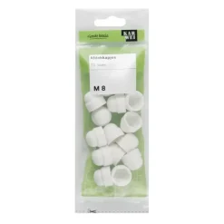 KARWEI afdekkapje M8 wit (15 stuks)