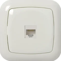 KARWEI Aurora UTP Wandcontactdoos CAT5 wit