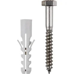 KARWEI Basisplug 8x40mm + hdb 6x40mm RVS 4ST
