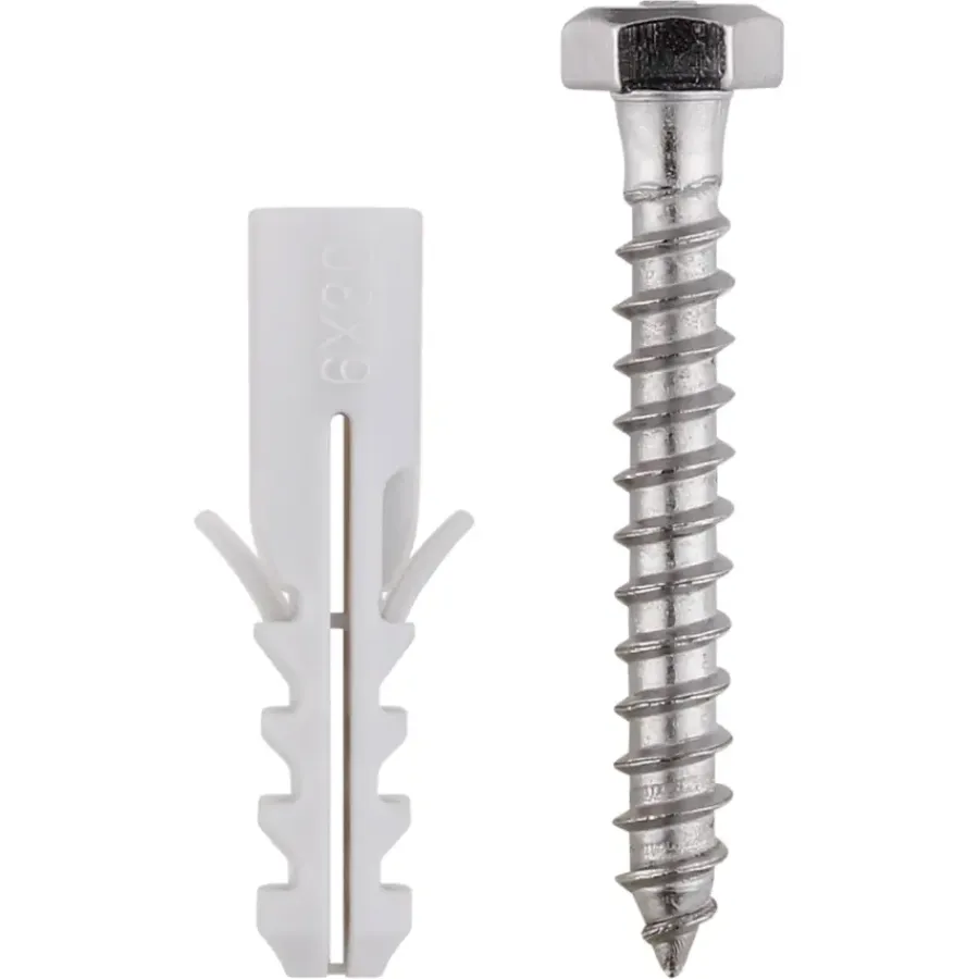 KARWEI Basisplug 6x30mm+hdb 5x35 RVS 4ST