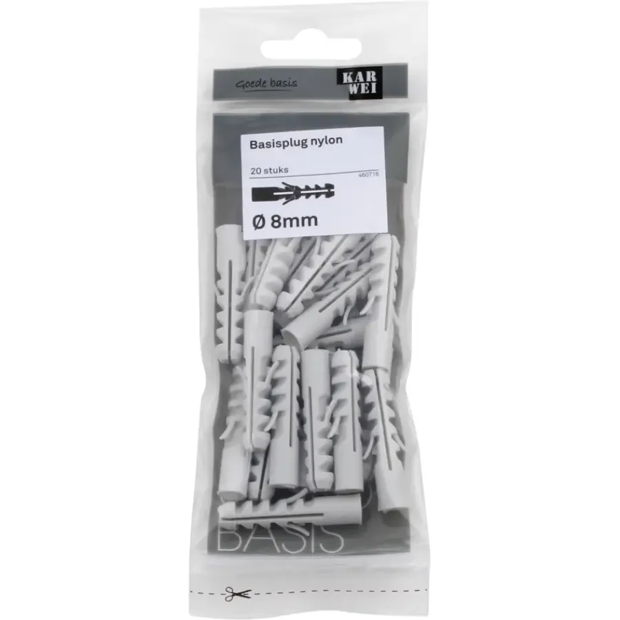 KARWEI Basisplug 8x40mm 20ST