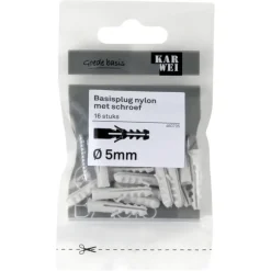 KARWEI Basisplug 5x25mm + uni 3,5x30mm 16ST