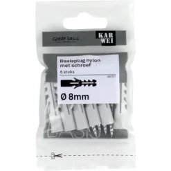 KARWEI Basisplug 8x40mm + uni 5x50mm 6ST