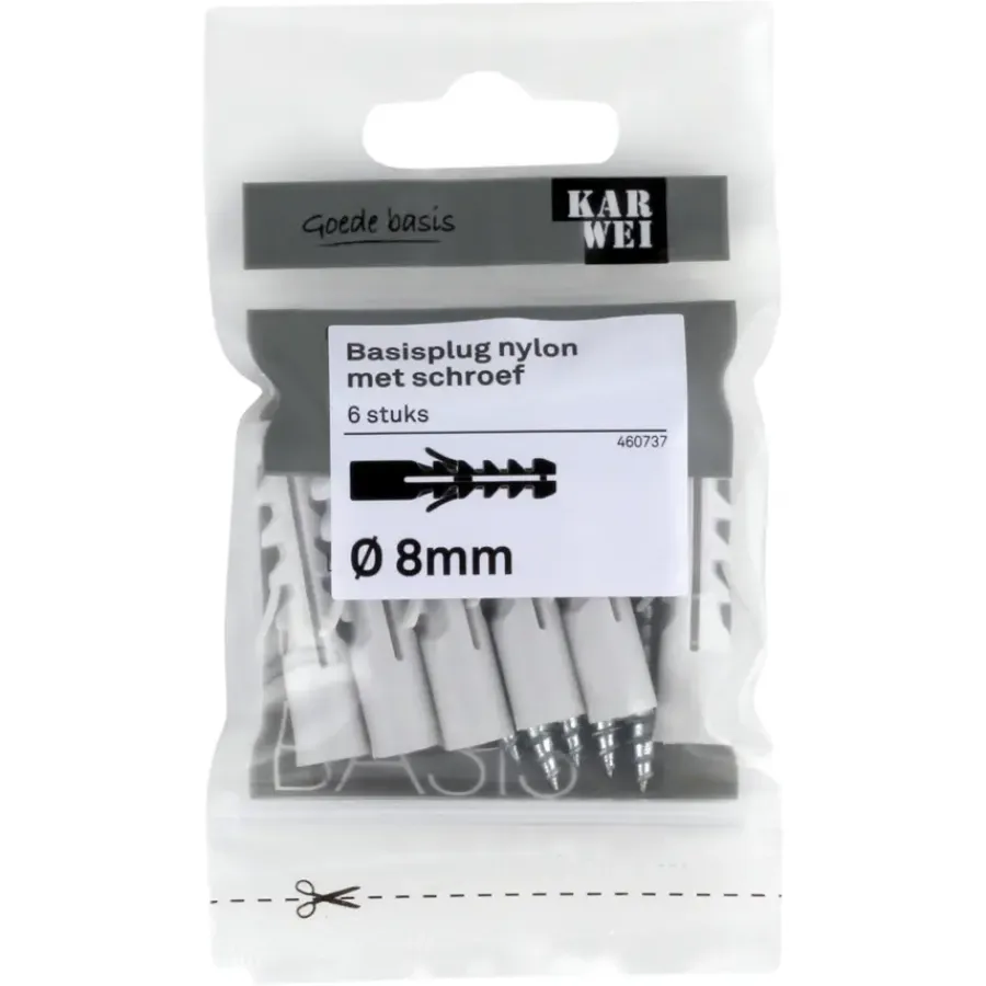 KARWEI Basisplug 8x40mm + uni 5x50mm 6ST
