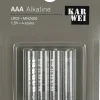 KARWEI Batterij Alkaline AAA 4 stuks
