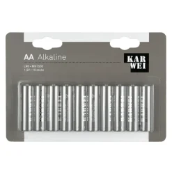 KARWEI Batterij Alkaline AA 10 stuks