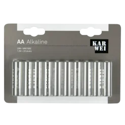 KARWEI Batterij Alkaline AA 20 stuks