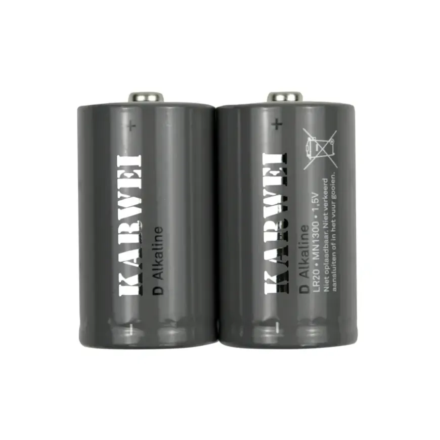 KARWEI Batterij Alkaline D 2 stuks