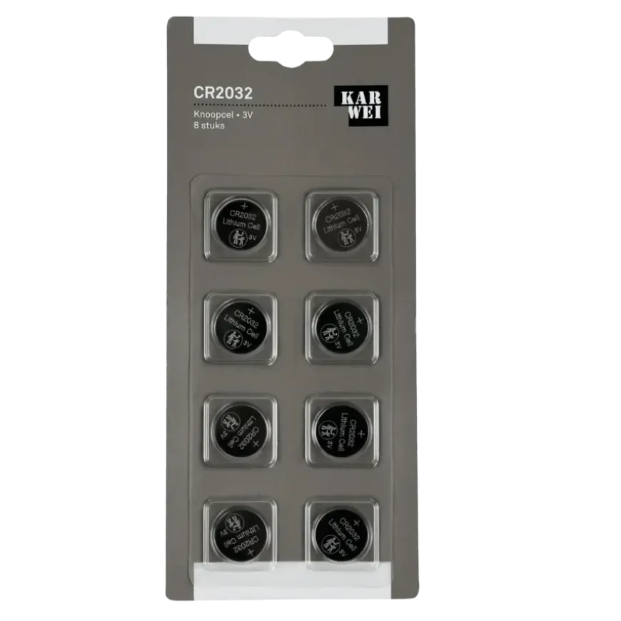 KARWEI Batterij Knoopcel 2032 8 stuks